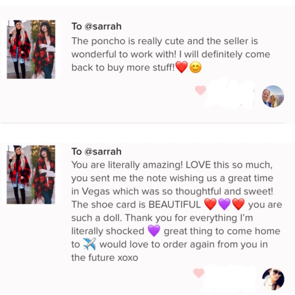 Last 1 New Cozy Soft Chic Plaid Fringe Poncho - Picture 5 of 10